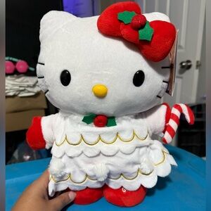 Hello Kitty Festive Plush with Red Accents